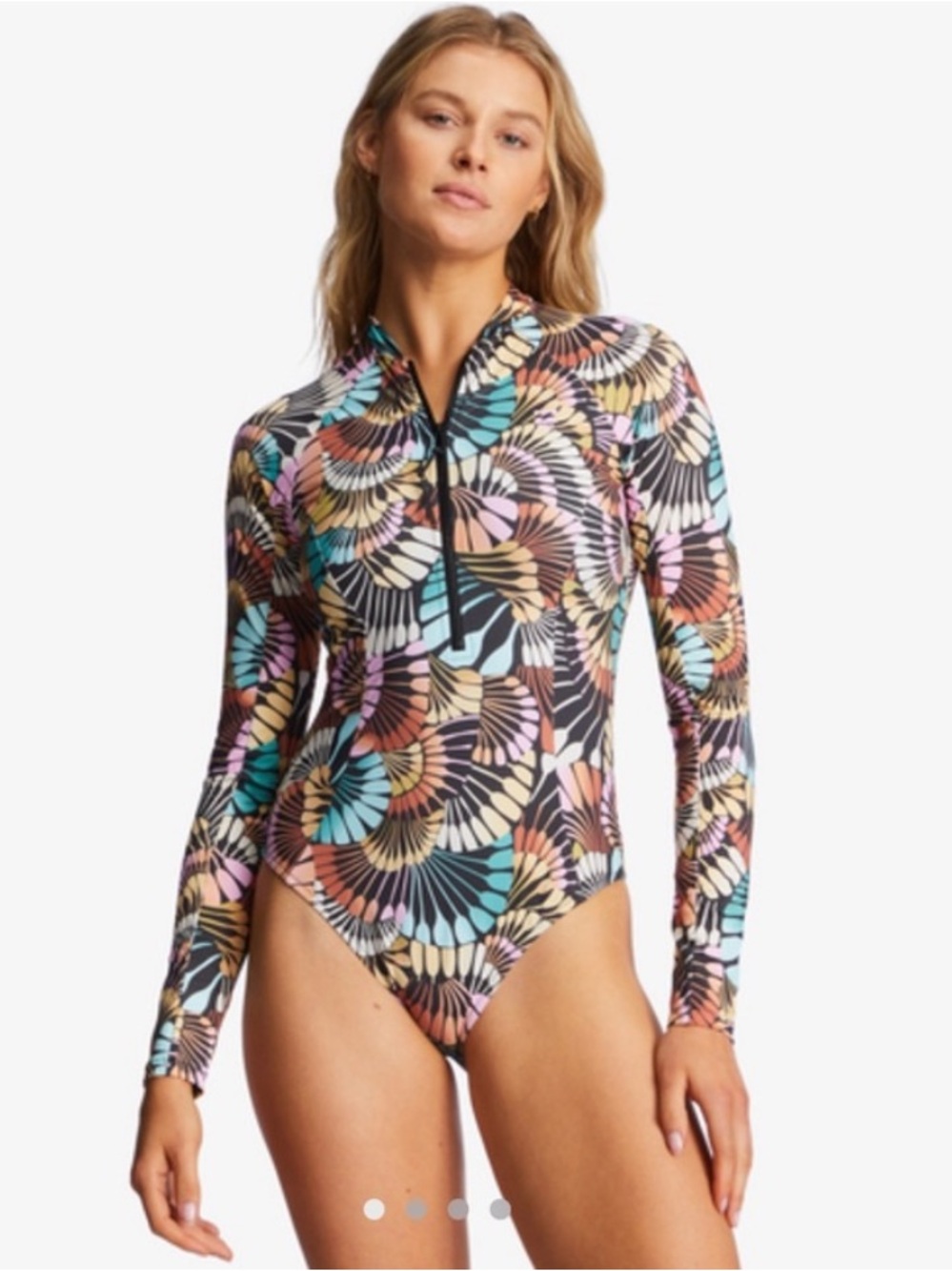 Billabong A/Div Biarritz - Long Sleeve One-Piece Swimsuit Surf Suit